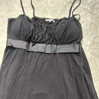 Robe noire type soirée avec noeud  taille XL